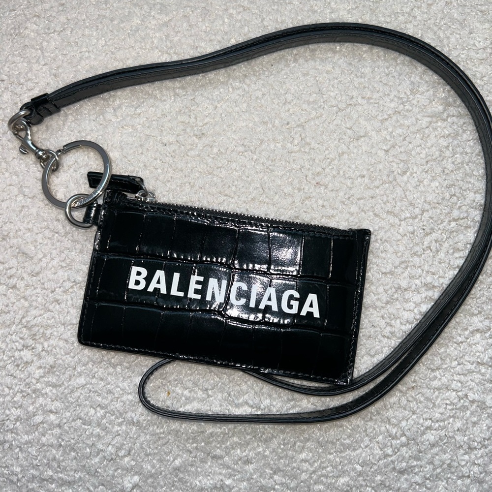 Balenciaga Key Pouch with Lanyard - Picture 1 of 5